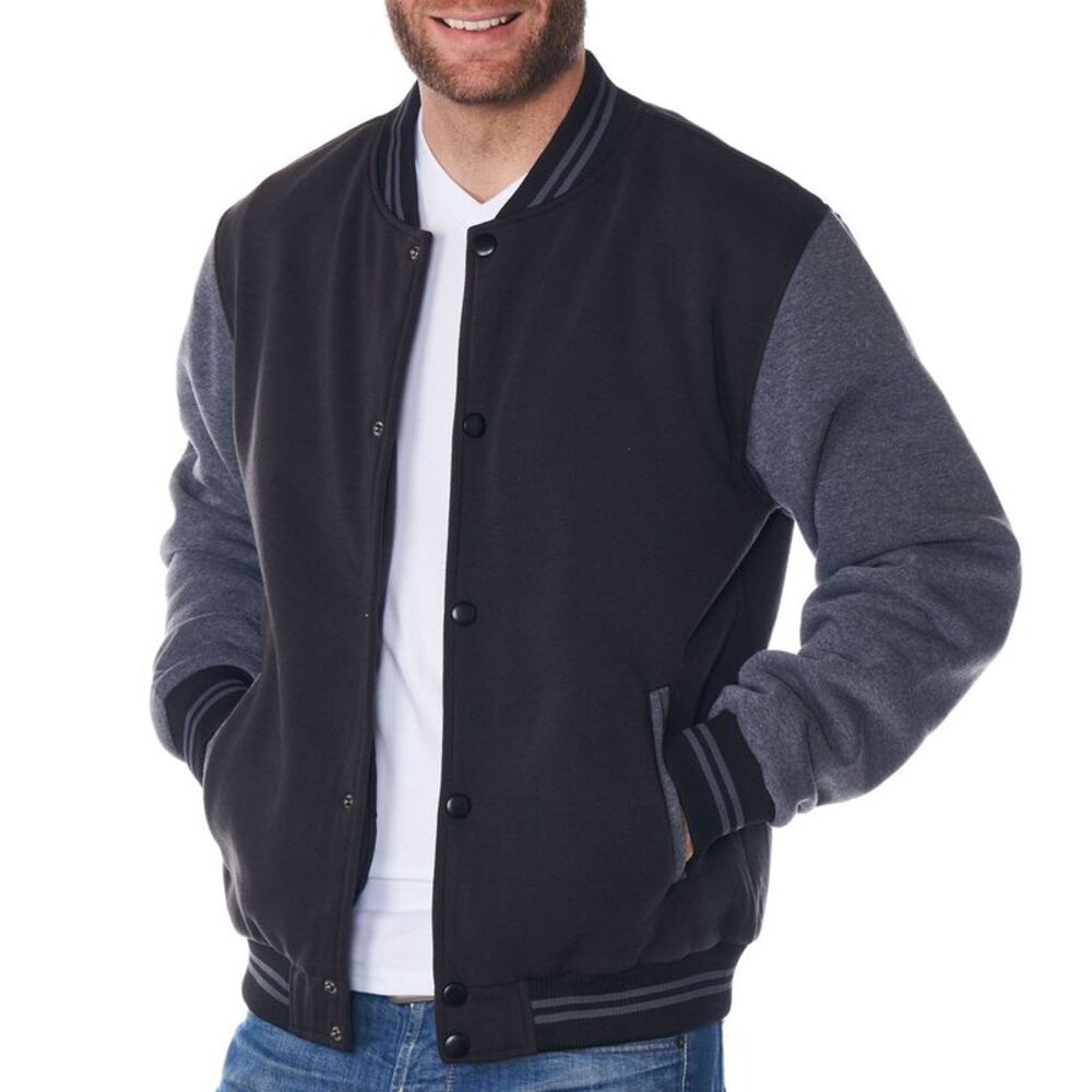 Alpine Swiss Tyler Mens Varsity Baseball Jacket Casual Letterman Bomber Jacket